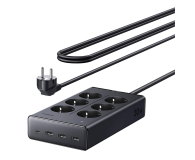 UGREEN Listwa zasilająca S622 6xAC + 3xUSB + USB-C GaN 1.5m czarna - 1501493 - zdjęcie 3
